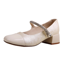 Zhuo Shini single shoes for women with matching skirts 2024 new autumn hot style French fashion temperament versatile small leather shoes