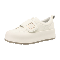 Zhuoshini thick-soled bread white shoes for women 2024 summer new sneakers hot style versatile trendy casual shoes