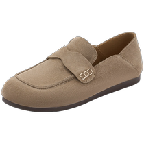 Zhuoshini Birkenstock shoes for women 2024 spring new style comfortable flat-soled slip-on retro versatile round-toe casual womens shoes