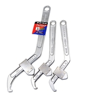 Japan SUPER Shipper adjustable crescent activity wrench side hole round hook-shaped wrench HW-105A 105165