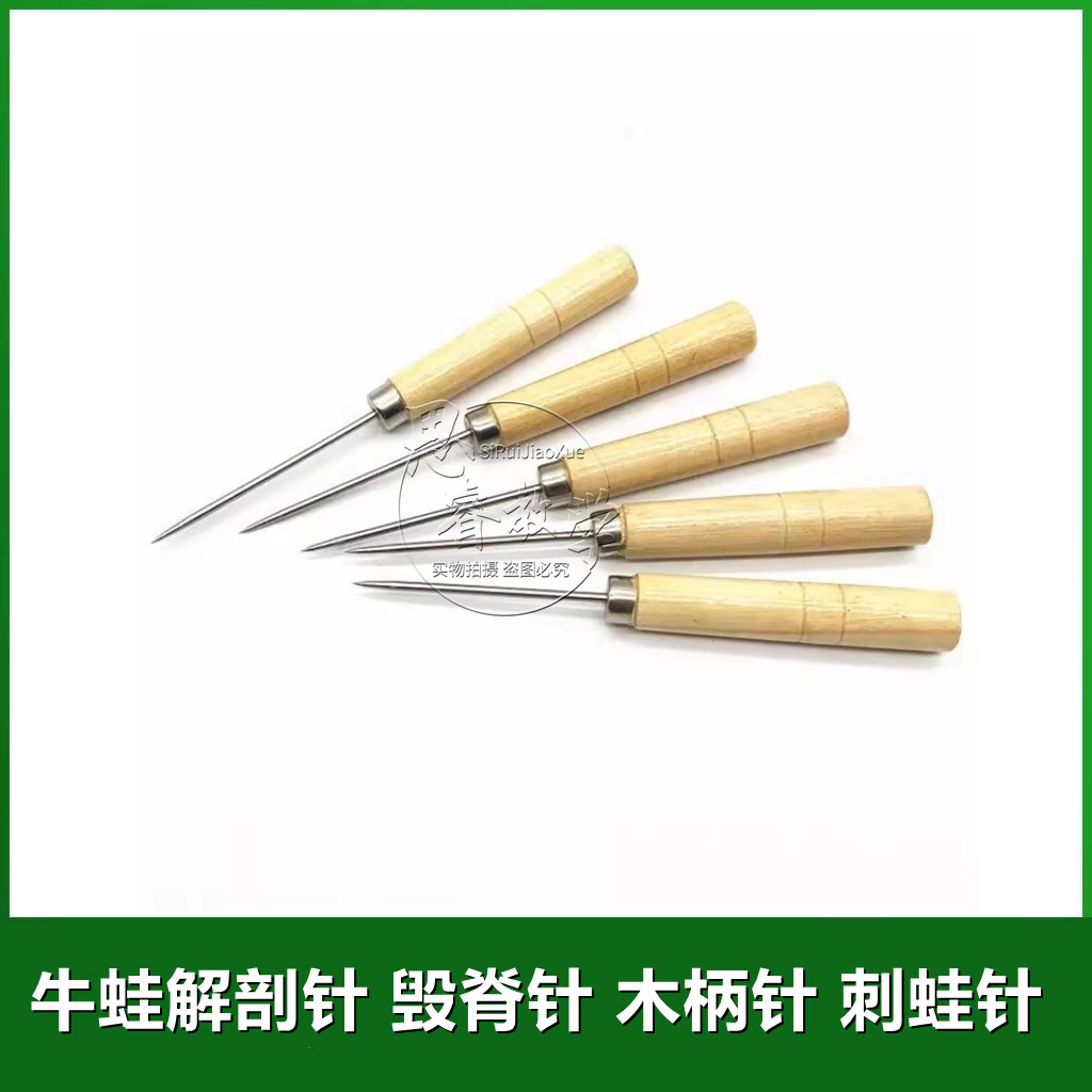 刺蛙针 木柄探针 铜毁脊针 木质探针 牛蛙探针 刺蛙针 动物刺蛙针