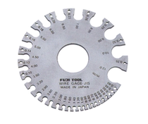 SWG Wire Gauge Simple measurement of metal wire diameter measurement thickness FUJITOOL Japan