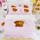 Phim hoạt hình thiếu nhi thêu kt mèo chăn đơn mảnh Hello Kitty chăn sinh viên bao gồm ba bộ giường ngủ ký túc xá