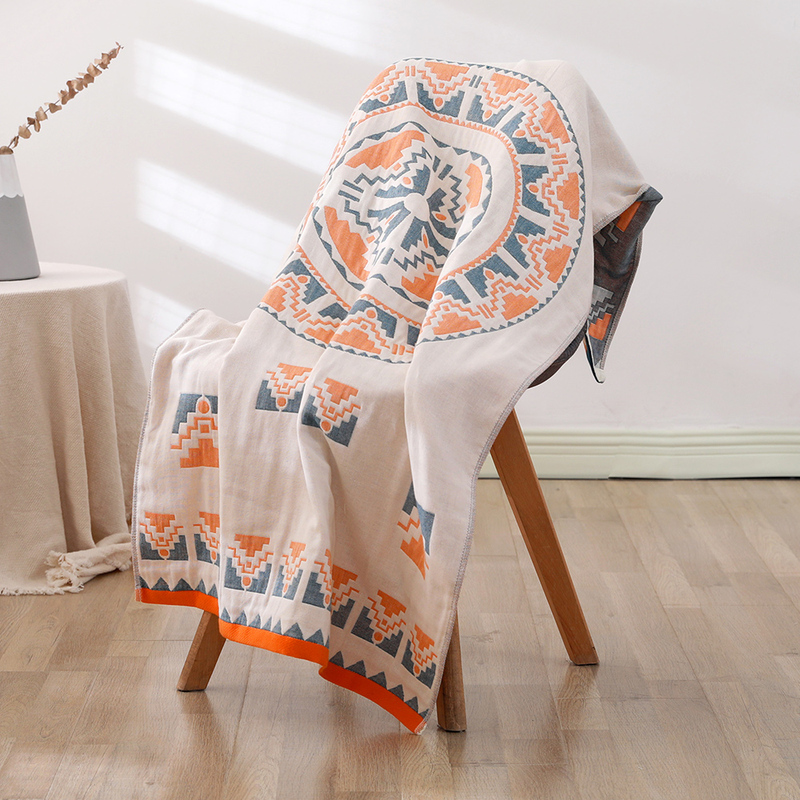 Bath Towel for Home Use, Pure Cotton Four-Layer Gauze, for Men and Women, Adults, Soft, Absorbent, Breathable, Quick-Drying, Non-Shedding, Large Wrap Towel