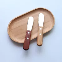 Японская ручка из натурального дерева, кремовое корейское масло