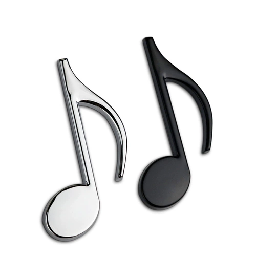 Плетеная автомобильная наклейка машины персонализированная творческая модификация музыкальный символ металлический автомобиль маркер маркер автомобиль дверной маркер задний хвост украшения