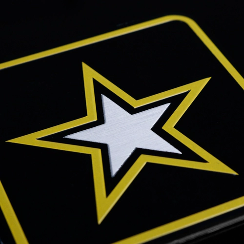 Армейские алюминиевые автомобили личные металлические модели украшения Creative 3d S Трехмерные наклейки с царапинами задних хвостов