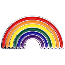 Rainbow car logo car personality creative metal modified body sticker cartoon car tail logo motorcycle decorative fuel tank sticker