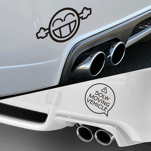 Машинная наклейка на машине смешная и смешная покрытая ушная выхлопная труба хвост горла