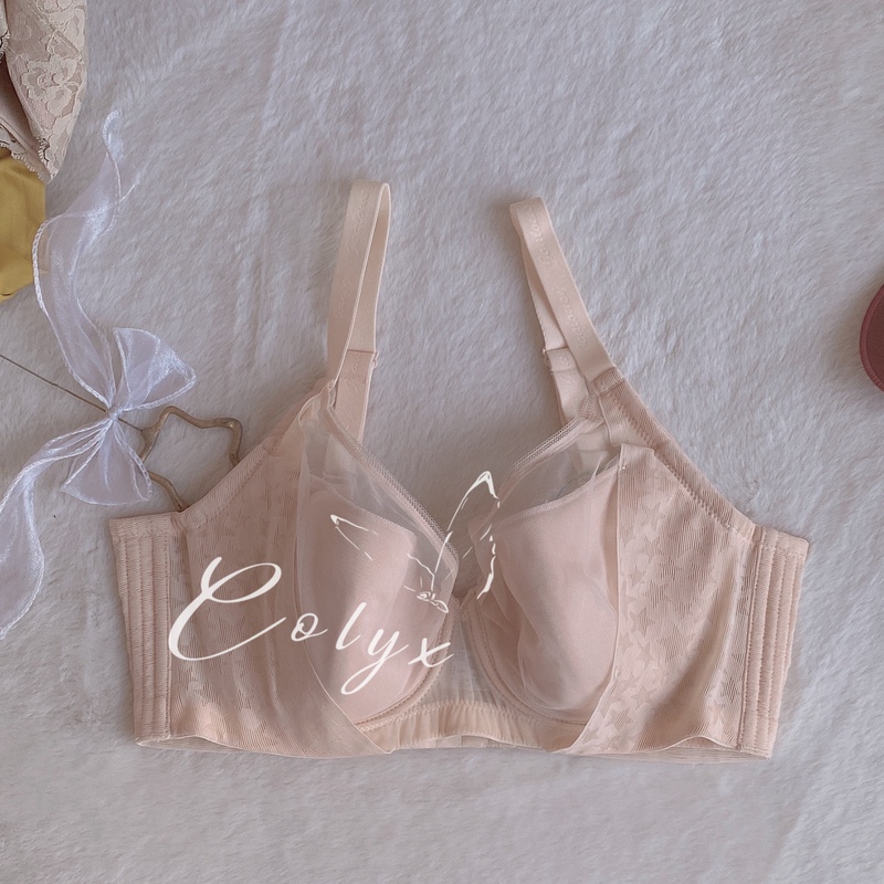Diana Jia Shi Big Bust Minimizing Full Coverage Bra Side Support Thin Cup Underwear 105L Diana Jia Shi Big Bust Minimizing Full Coverage Bra Side Support Thin Cup Underwear 105L