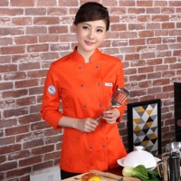 Дамский оранжевый шеф -повар