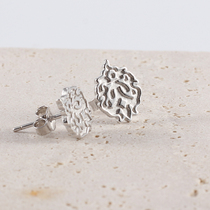 (Sword 3 - person authorized) Sword three around jewelry all door logo ear nails pure silver tianjie