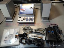 Panasonic blue SJ-MR230D recording MD with base speaker wire control fiber optic power battery