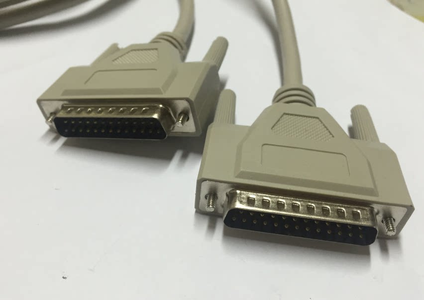 Mechanism parallel port printing line shared line 25-pin turn 25-pin 1 5 meters 25 core thick