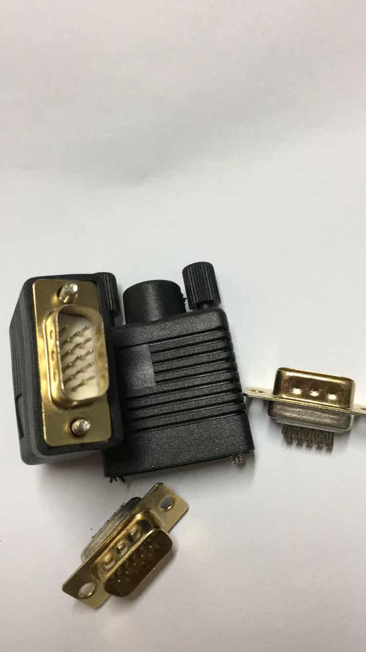 vga wiring head welding head housing 15 core public head gilding head can be set as finished line