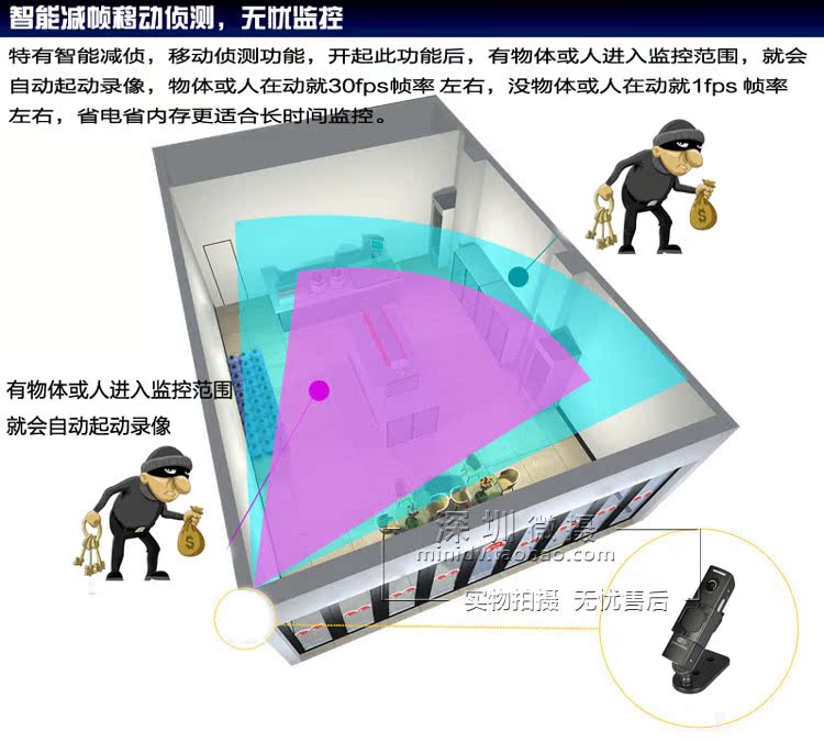 Nhỏ độ nét cao nhà mạng không dây camera WIFI xách tay Mini DV điện thoại camera giám sát từ xa - Máy quay video kỹ thuật số máy quay sony 4k