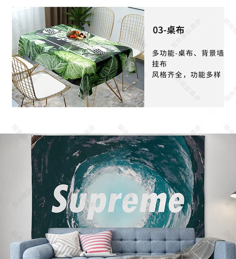 tường nền vải vải che tấm thảm lớn treo ins Bắc Âu theo phong cách phòng Hàn Quốc ròng bọc màu đỏ cô gái phòng ngủ - Tapestry thảm treo tường phòng ngủ