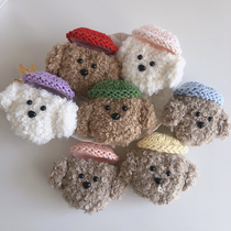 Airpods1 2 generations of teddy pooch wool wire protective sleeves suitable for Apple wireless Bluetooth headphones 12 knit