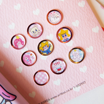 Apple 6s fingerprint recognition button post iPhone6 universal 7plus cartoon metal home key 5-5s 6