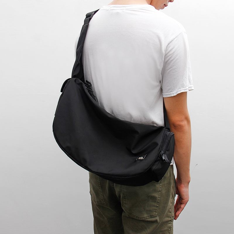 Day Series Tidal Card ZIP SHOULDER Fitness Sports Single Shoulder Inclined Satchel Bag Nylon Anti-Splash Water Dumplings Big Bag