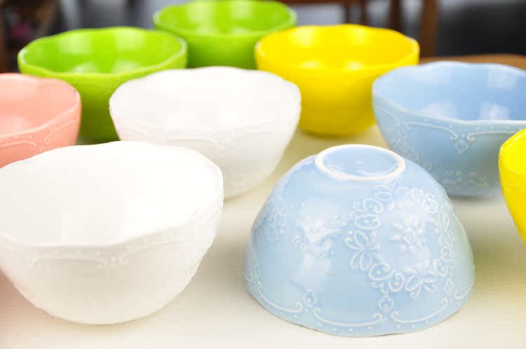 Cửa hàng bách hóa Montessori Tinh chế bát gốm sọc bát tô nổi - Thiết bị sân khấu đèn chớp