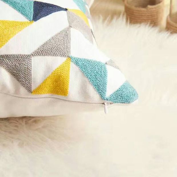 đệm nordic thêu đệm gối sofa gối phòng khách sofa gối xe gối bìa mà không lõi - Trở lại đệm / Bolsters đệm lót ghế tựa lưng