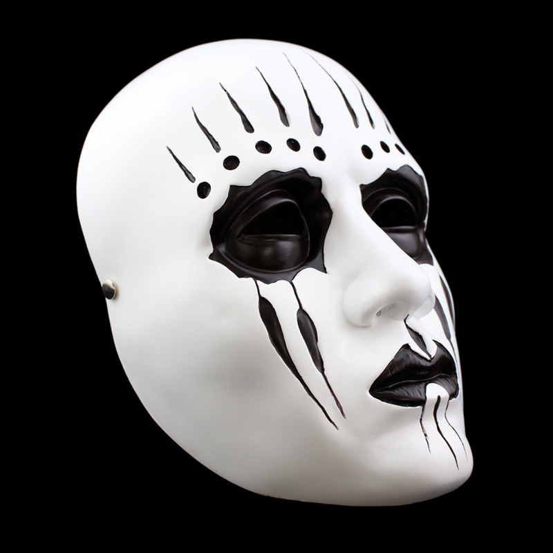 万圣节Slipknot Joey Mask活结乐队装扮!白色全脸树脂面具,恐怖又帅气,包邮到家太香了!-面具-淘宝好物网