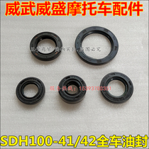 Applicable to New Continent Honda Weiwu Weisheng SDH100-41 42 full vehicle oil seal engine oil seal original factory