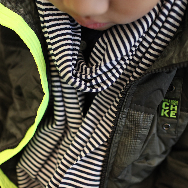 Children's Strip Scarf Knitted Spring and Autumn Around Winter Around Super Soft Boy Girls Warm and Cold Prevention Scarf