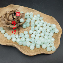 Light blue beads DIY handmade accessories Loose beads 6MM beads Bracelet Necklace Lanyard with beads Rice beads Turquoise beads