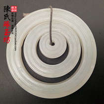 Natural Jade jade ring three ring jade pendant circle safe ring jade Pey pendant DIY handmade accessories accessories ring