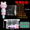 Ear digging artifact Luminous ear digging spoon Children's cleaning ear shit set Baby ear buckle ear tweezers Ear picking visual tool