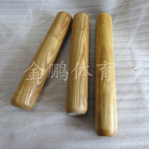 The new solid wood health-preserving Taiji stick Taiji stick hard qigong top belly stick wrestling stick wooden products are customized