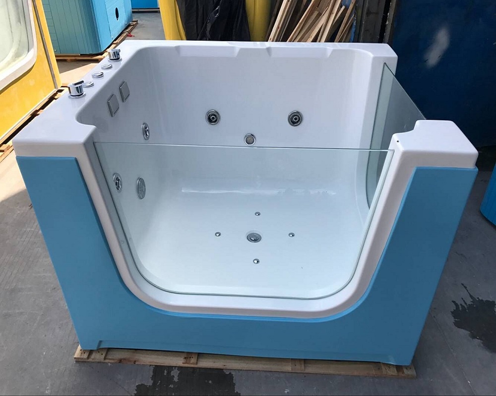 Acrylic swimming pool children's baby swimming pool mother and baby shop cartoon bubble surf tub commercial full set of equipment