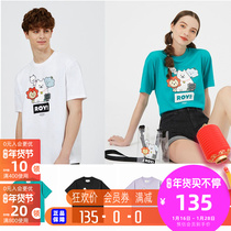 CHOCOOLATE Roy Wang ROY6 Joint Cotton Couple T-shirt Spring and Summer Little Girl Domestic IT