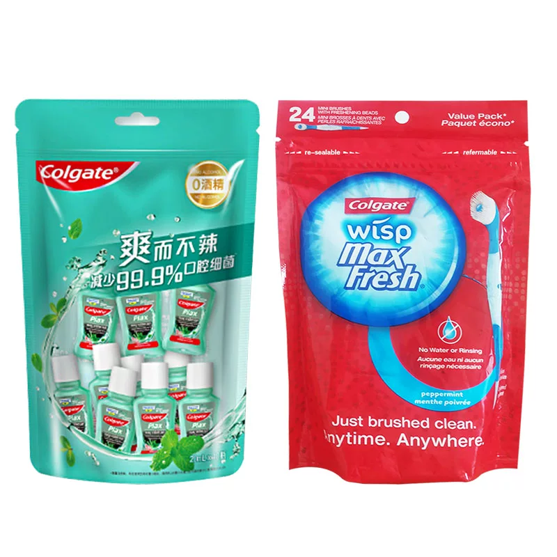 Colgate бусинка мини зубная щётка портативная дорожная щетка одноразовая ортодонтическая с брекетами маленькая головка щётки прерывистая ортодонтическая