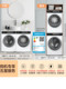 Haier Yunxi 176Pro Little Red Flower Washing and Drying Set Machine Eg100Bd176Prow+Ehg100176Prow