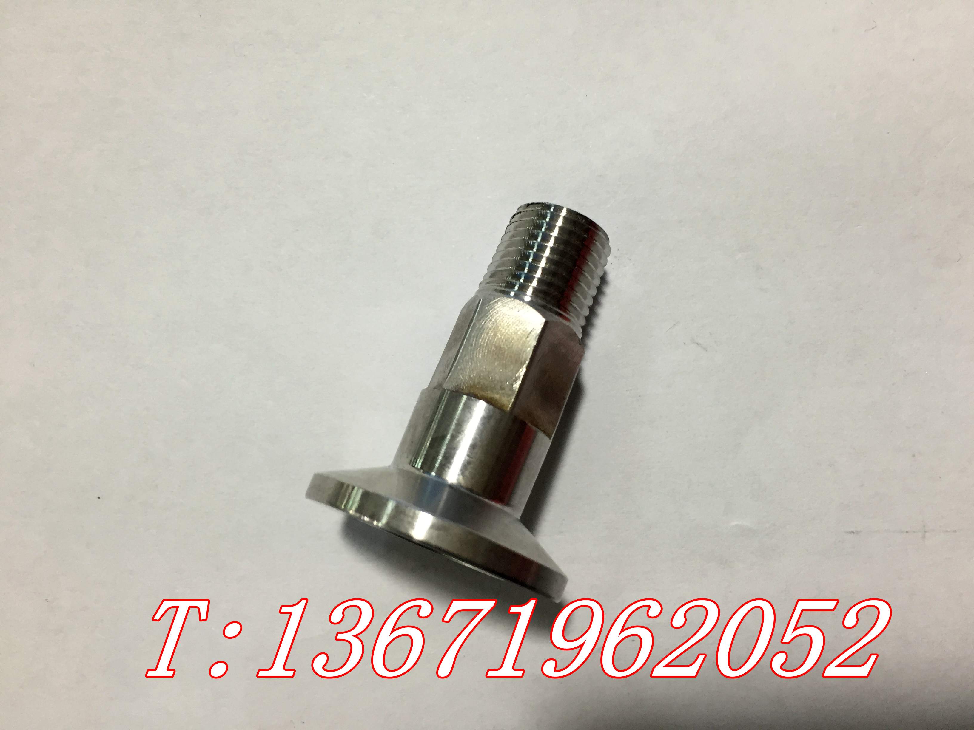 304 stainless steel hexagonal vacuum external wire fast mounting external wire vacuum hexagonal external wire joint numerical control vacuum KF