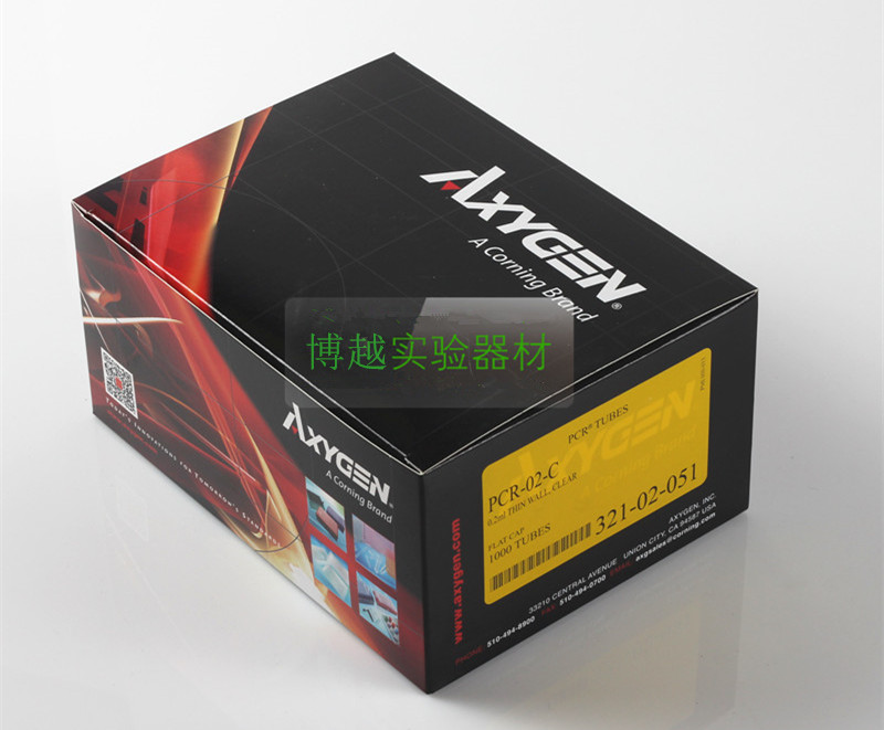 平盖薄壁管Axygen爱思进PCR-02-C1000支200ul离心管0.2mlpcr管