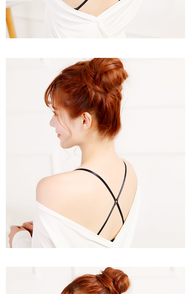 Hàn Quốc vô hình chống trượt làm đẹp trở lại đồ lót gợi cảm dây đeo phụ kiện chéo áo ngực với mùa hè mỏng hoang dã không dấu vết mùa hè phụ kiện áo lót