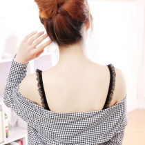 2 get 1 free Princess lace sexy shoulder shoulder strap Elastic one-piece collar bra strap transparent beauty back shoulder strap accessories