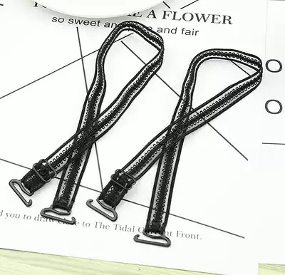 Korean version of underwear shoulder strap lace shoulder strap openwork elastic fairy lace shoulder strap underwear shoulder strap bra bra