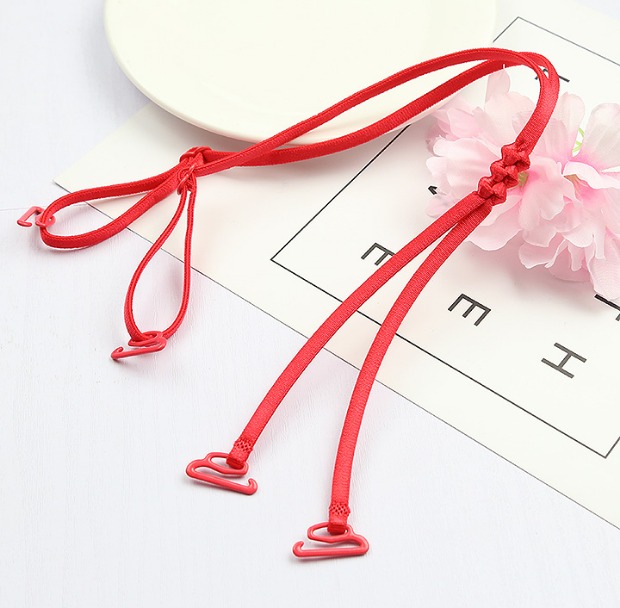 Mùa hè mỏng dây đeo vai đẹp trở lại chống trượt chéo phụ kiện dây đeo vô hình dây đeo áo ngực hoang dã treo cổ nữ từ cổ áo day ao lot