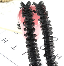 Lace lace shoulder strap hollowed-out princess agaric double shoulder leakage shoulder bra with non-slip lined shoulder 100 lapped exposed