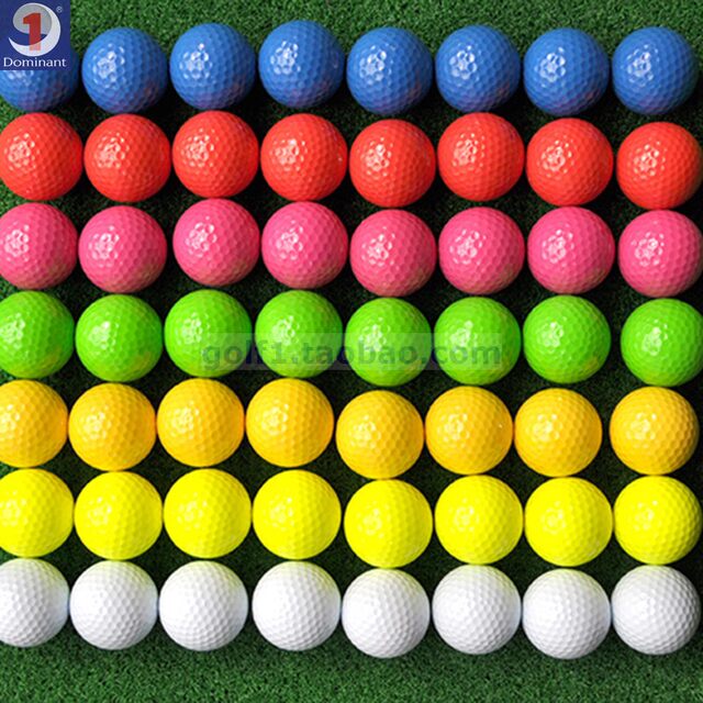 Brand new golf golf double-layer colored ball white