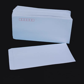 The new version of the no. 5 dl white envelope, thickened 140g philatelic envelope, blank on the back, no supervision printed