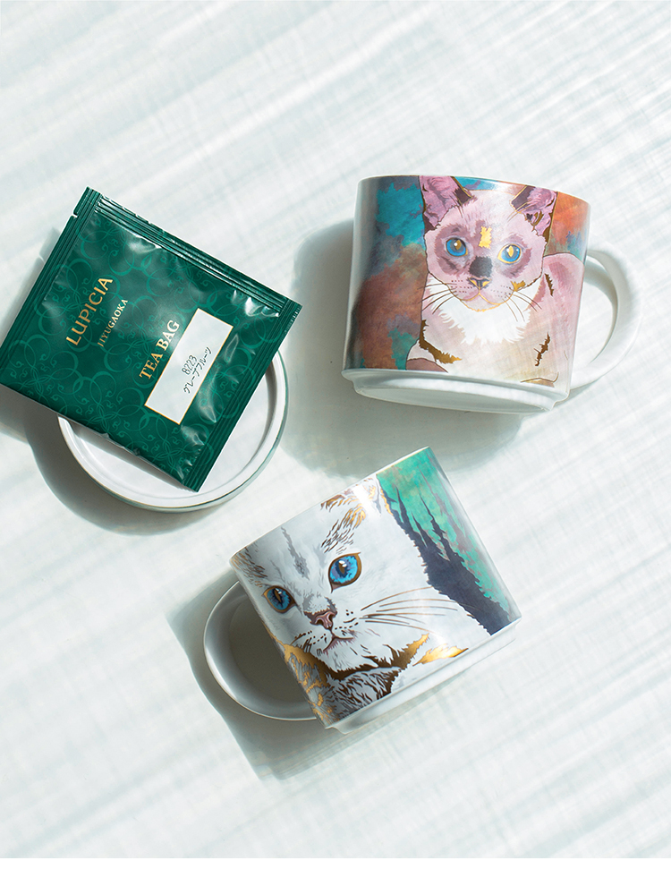 Mèo Cybil mug cốc dung tích lớn có nắp gốm cốc nữ cà phê cốc vài cốc nước cốc quà tặng hộp quà - Tách bình cách nhiệt
