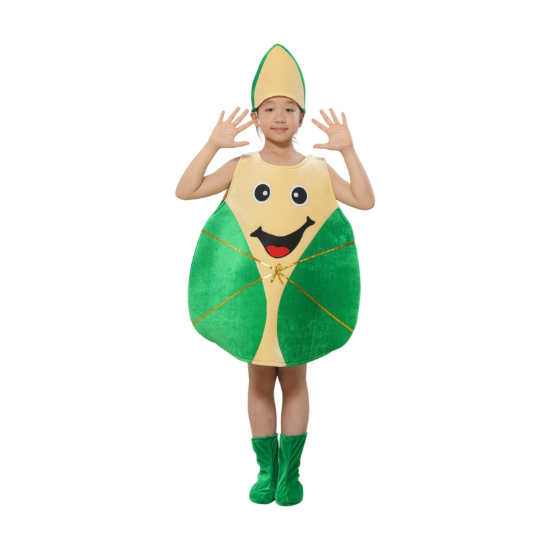 Niuniu's Food-Themed Costumes: Zongzi, Burger, Fries, Cola, Children's Food Performance Costumes, Ice Cream, Dumplings, Tangyuan