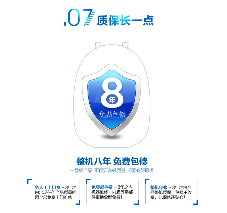 Haier / Haier ES6.6U (W) 6.6L Bếp Po trữ nước nóng bếp Xiaoshuibao bình nóng lạnh ferroli 15l