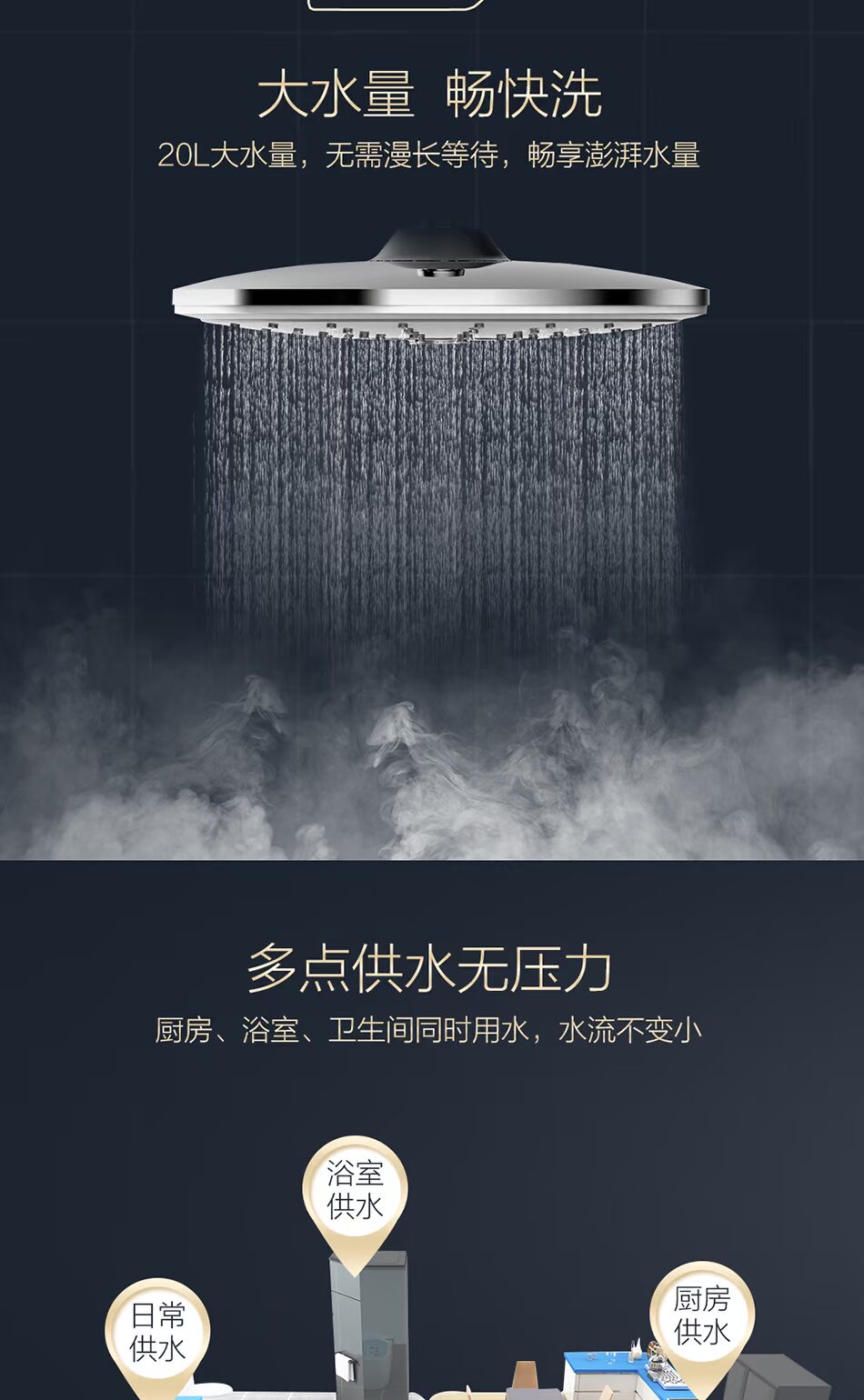 máy nước nóng năng lượng mặt trời nào tốt Máy nước nóng tự nhiên Haier / Haier JSQ38-20V3 (12T) 20 lít nước lớn biệt thự nhiệt độ không đổi bình tắm nóng lạnh